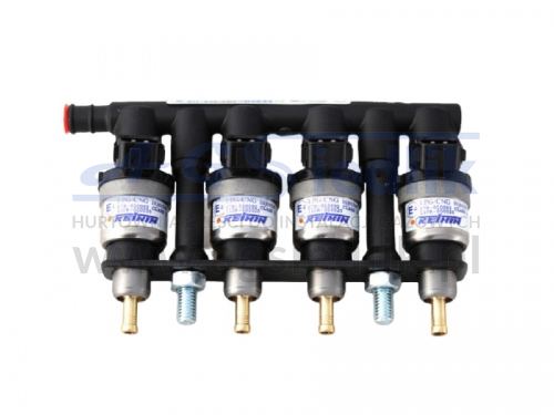 PRINS injection rail 4 cyl. Keihin KN8 / 100cc