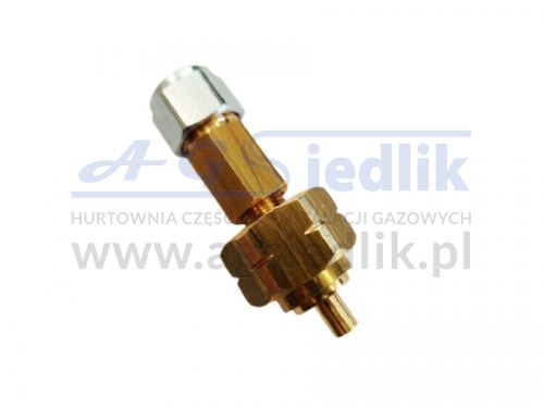 FARO straight fitting 180 ° - PVC Ø8 / bottle 11kg - 33kg