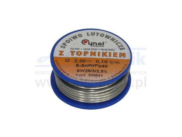 TIN 2,5 SOLDERING BINDER WITH CINEL FLUX 0.1 kg