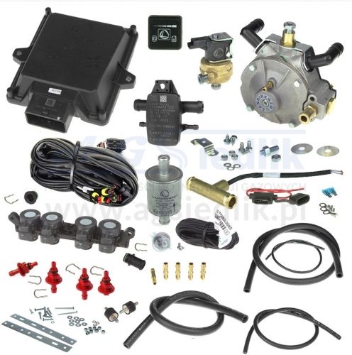 Kit Landi Renzo EVO - 4 cyl + reduktor LI02  + wtryskiwacze AEB