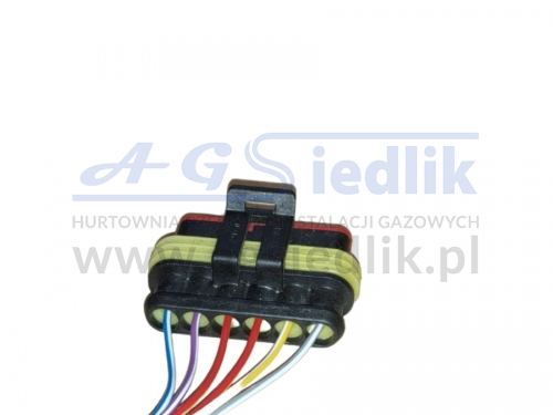 Taurus plug connector with harness