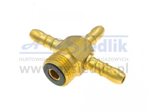Manifold, double cylinder 11 kg - H 21.8 × 1/14