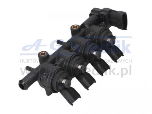 Injection rail Landi Renzo Girs 12 - (M - black) 4 cyl. + mapsensor 3.5bar for Dacia Dokker 1.6