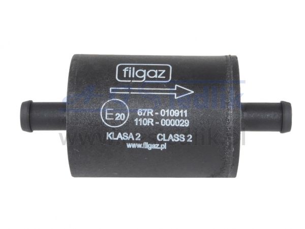 Volatile phase filter 12/12 plastic Filgaz FLPG25 (bulprene)