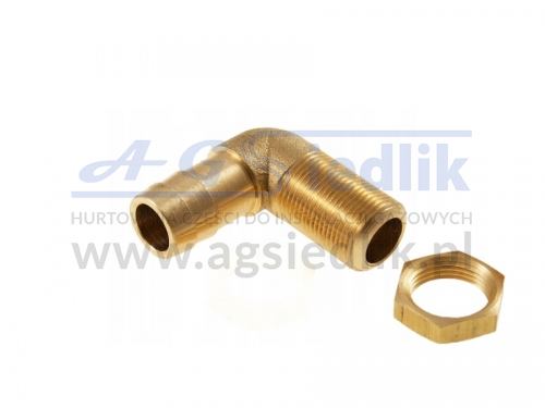Gas outlet elbow for KME Silver reducers, TUR (M14 / Ø12 - 90°)