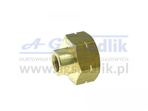 Euroset D1 adapter – internal M10x1 / internal W21.8×1/14 LH – L=23