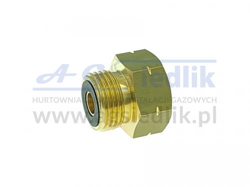 Euroset 4 external set adapter – W 21.8×1/14″ LH / internal W 21.8×1/14″LH (KLF, G12) – L=25.5