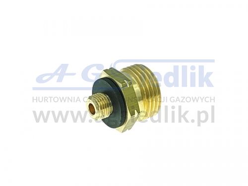 EuroSet set adapter 1 external M10x1 / external W21.8×1/14″ Left – L=26 (KLF, G12)