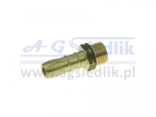 1/4″ LH external thread connector for 9 mm diameter hose