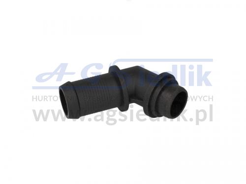 Water elbow, LPG for AC STAG reducer - R01, R02 - Ø16 / 120º