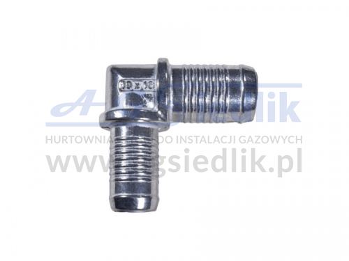 Water, gas elbow 90˚ - Ø19 / 16 Aluminum ATR