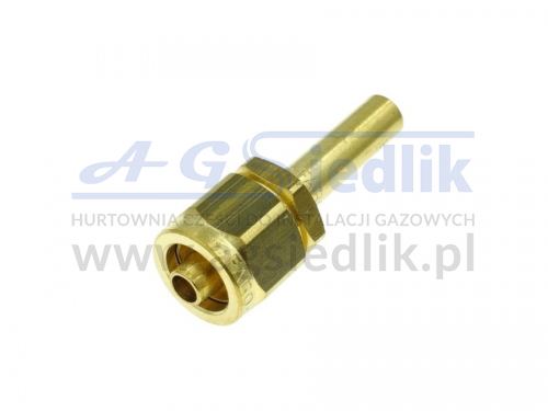 FARO Straight Connector 180° - PVC Ø8 / Spigot Ø8 (Original)