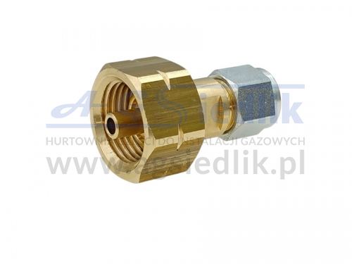 FARO Straight Connector 180° - PVC Ø6 > 11kg Cylinder