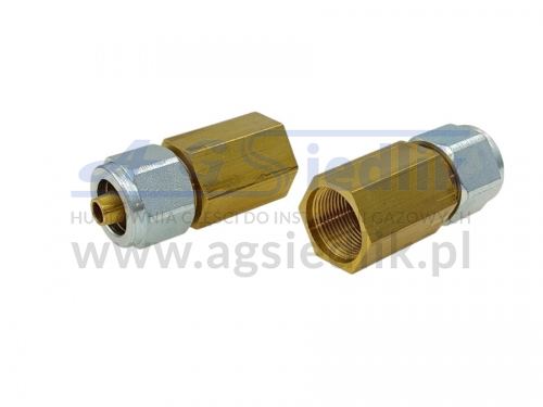 Sport-style fill point body for FARO Ø8 hose / M16x1 – L=46