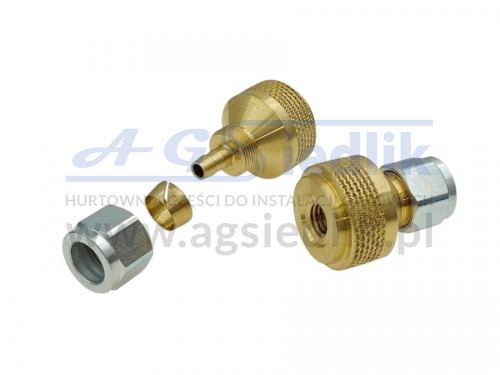 FARO 180° Adapter – Internal Thread M10 < PCV Ø8