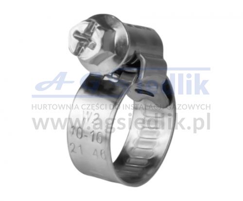 GEMI SX9 Worm Drive Hose Clamp (W2) – Size 10–16 mm / 1 piece