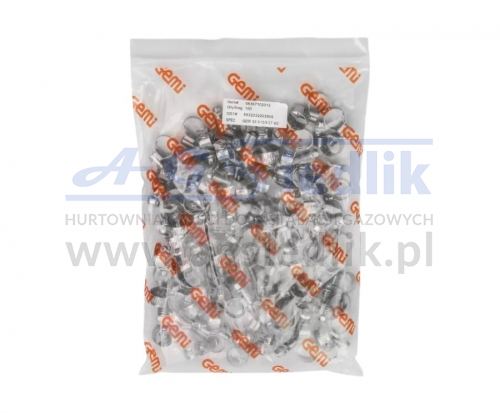 GEMI SX9 Worm Drive Hose Clamp (W2) – Size 8–12 mm (Pack of 100 pcs)