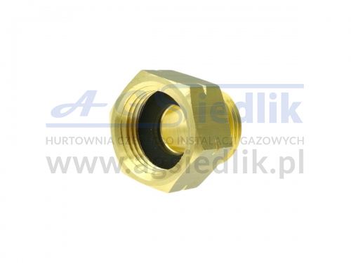 Redukcja butli – zew. W 21,8×1/14″ Prawy / wew. W 21,8×1/14″ Lewy – L=25