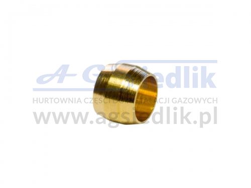 Baryłka, beczułka, koralik rurki miedzianej Ø 6