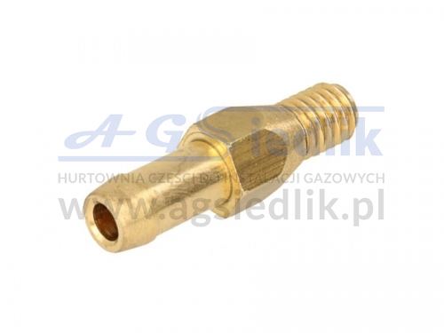 Suction manifold nozzle M6 / Ø5 - 28mm long - key 8