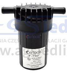 Filtr CERTOOLS F-750  12x12 mm