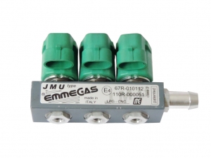 Wtryskiwacz Emmegas JMU 3 cyl zielony EVO 2 sensor