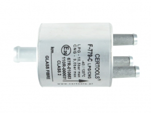 Certools filtr fazy lotnej F779-C 12/3x8 glass fibre LPG / CNG