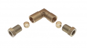 Connector for copper wire d-8 / d-8, angled 90º