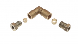 Connector for copper wire d-6 / d-8, angled 90º