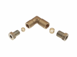 Złączka do przewodu miedzianego d-6 / d-8 kątowe 90º kolanko