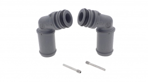 Landi Renzo Li10 - 2x PVC elbow + 2x O-ring + 2x cotter pin