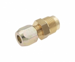 Hose reduction Hol. - 3 / 4UNF / pipe Ø8 - G1 / 4 ″