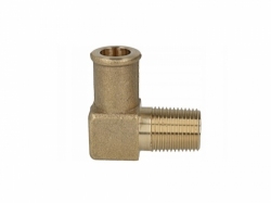 Water bend Impco R 3/8 - 74420 brass