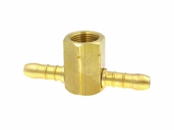 Distributor, tourist cylinder tee - G 3/8 ”L / 2 x Ø9