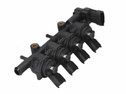 Injection rail Landi Renzo Girs 12 - (M - black) 4 cyl. + mapsensor 3.5bar for Dacia Dokker 1.6