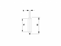 AC STAG metal-rubber washer for solenoid valve E01 STD, E01 BFC