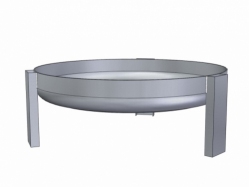 Fire pit, garden bowl on legs - 60 cm