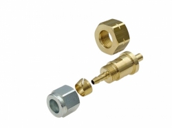 FARO Straight Connector 180° - PVC Ø6 > 11kg Cylinder