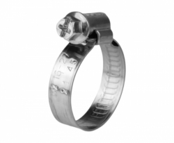 GEMI SX9 Worm Drive Hose Clamp (W2) – Size 16–27 mm (Pack of 100 pcs)