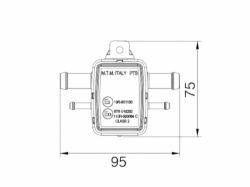 BRC PTS mapsensor DE802141 - 5.5 bar (zamiennik DE802125)